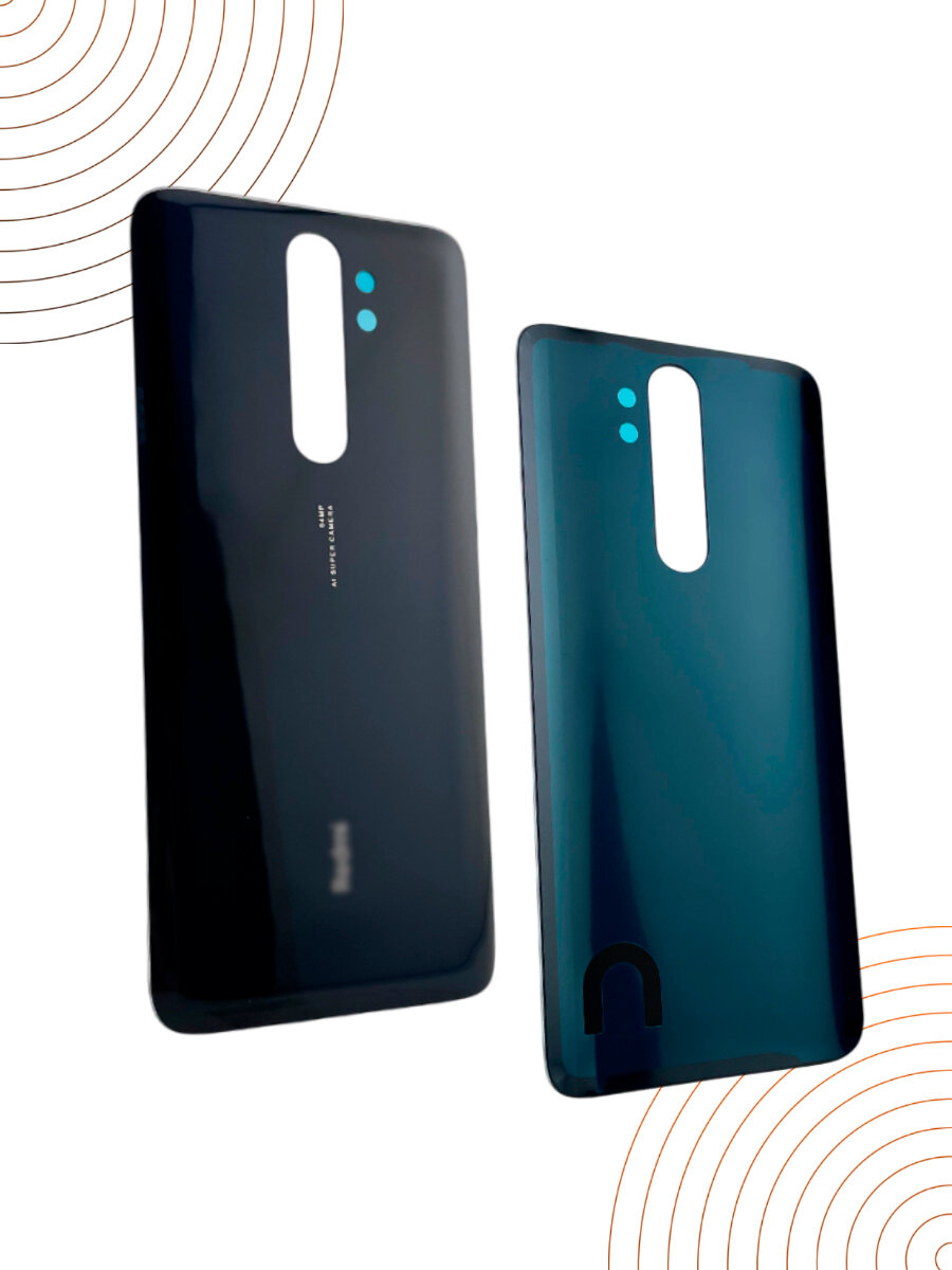 Задняя крышка для Xiaomi Redmi Note 8 Pro (M1906G7T) серый (Mineral Gray) — фото 1