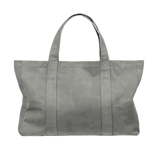 Сумка тоут PL Storage, фактура зернистая, перфорированная, рельефная, серый