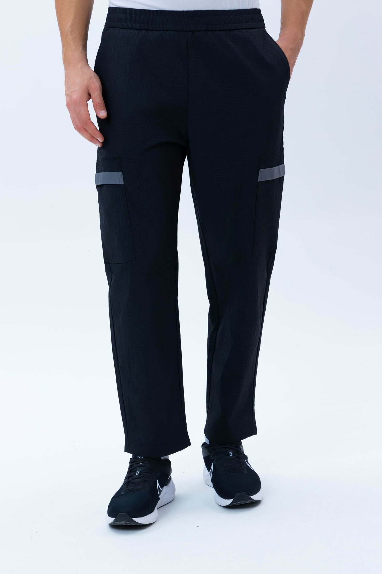 Капри спортивные TERRA PRO, размер S, black