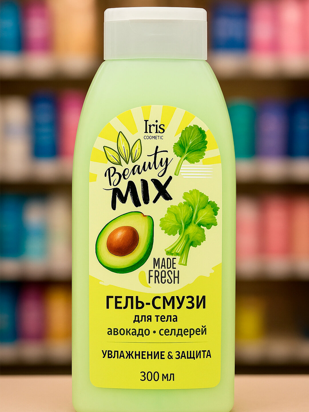 Гель-суфле для душа груша+шелковица