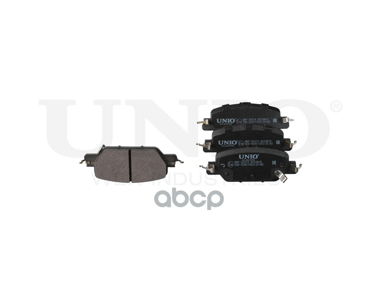 Колодки тормозные диск. задние Honda CR-V V 17- UNIO арт. BRP-20474