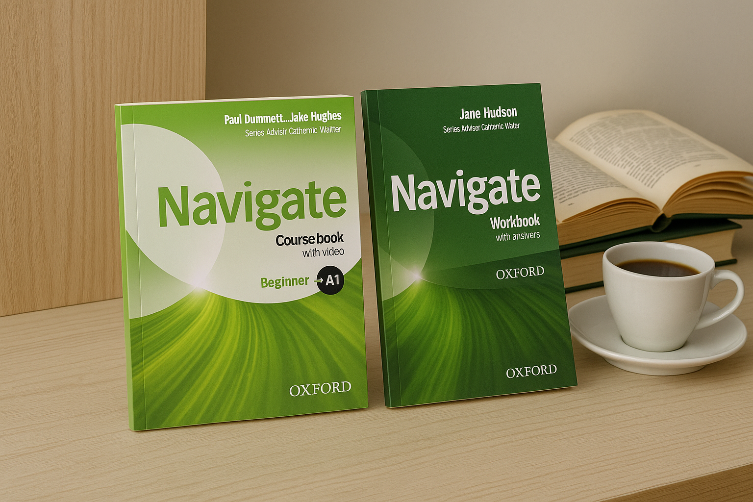 Комплект учебников OXFORD Navigate уровня Beginner A1: учебник и рабочая тетрадь — фото 1