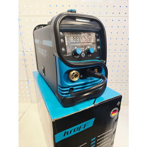 Сварочный полуавтомат Kroff 300GE 7 в 1 MMAMIGMAGLIFT TIGSPOT2T4TSYNERGY управление 20-300А 24850₽