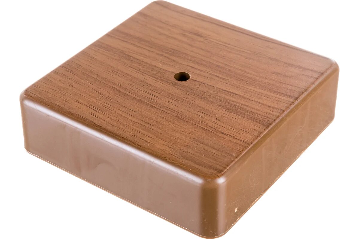 Распаечная коробка IEK КМ для о/п 100x100x29мм дуб UKO10-100-100-029-K24-E