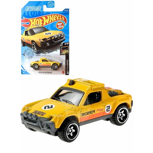 фото Машинка hot wheels porsche 914 safari, коллекционная, метал/пластик, 1/64 длина 7 см