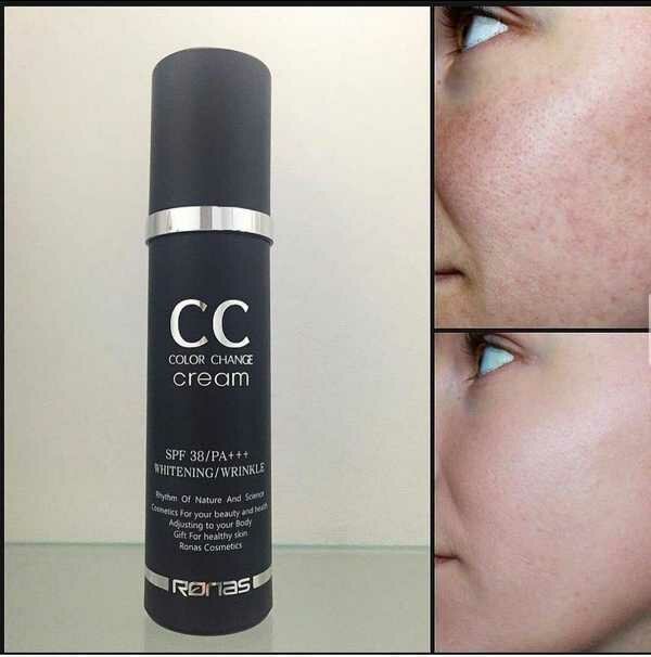 СС-крем Ronas Color Change, SPF 38, для всех типов кожи, подстраивается под цвет кожи — фото 1