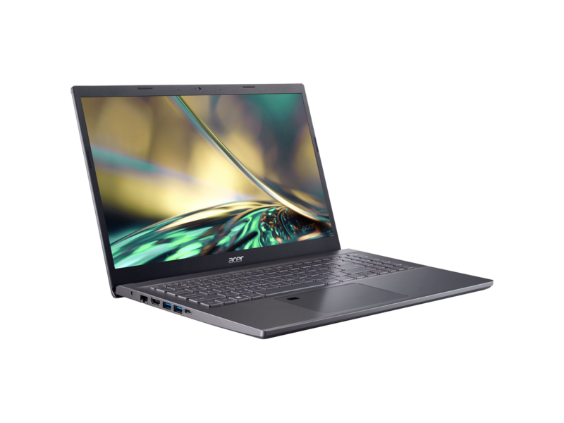 Ноутбук ноутбук/ Aspire 5 A515-57-771A 15.6"(1920x1080 (матовый) IPS)/Intel Core i7 12650H(2.3Ghz)/16384Mb/256PCISSDGb/noDVD/Int: UMA/Cam/BT/WiFi/50WHr/war 1y/1.76kg/Grey/noOS — фото 1