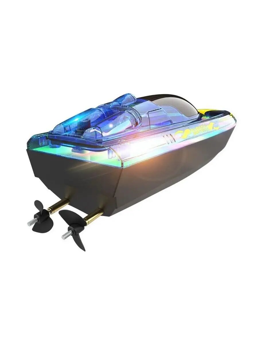 Катер радиоуправляемый Speed Boat H155, на радиоуправлении, с огнями