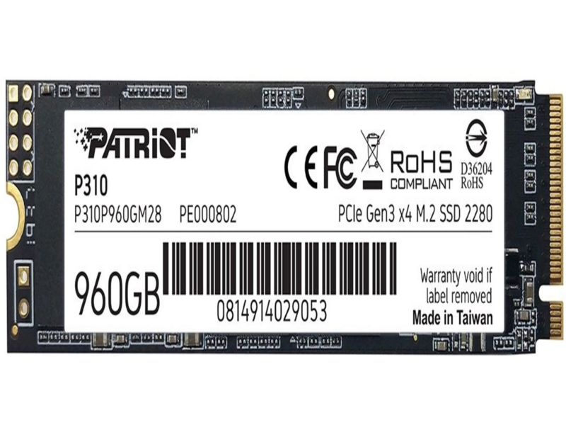 Накопитель SSD PCIe 3.0 x4 960GB P310P960GM28 P310 M.2 2280