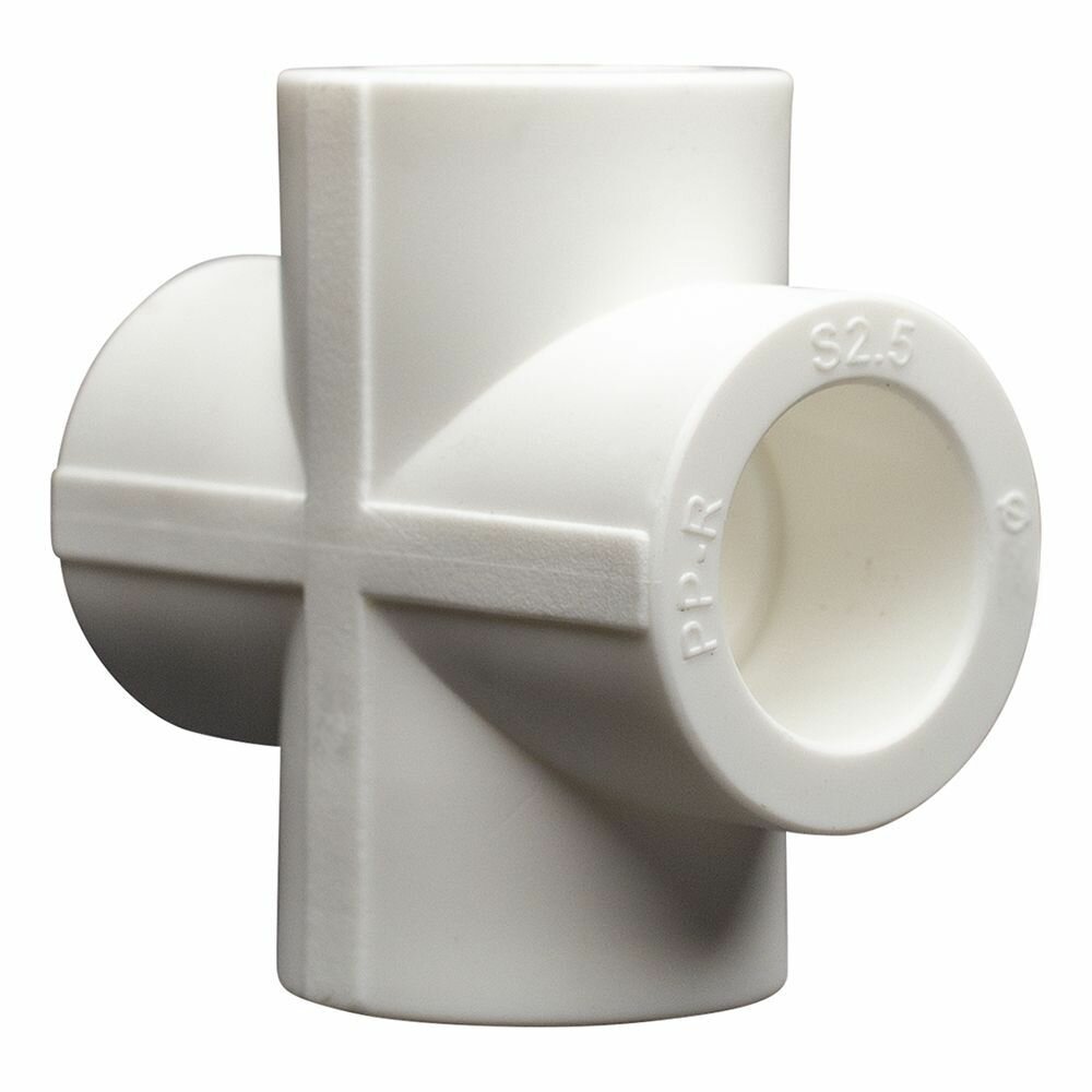 Крестовина DN 25 для трубы полипропилен СТМ пласт — фото 1