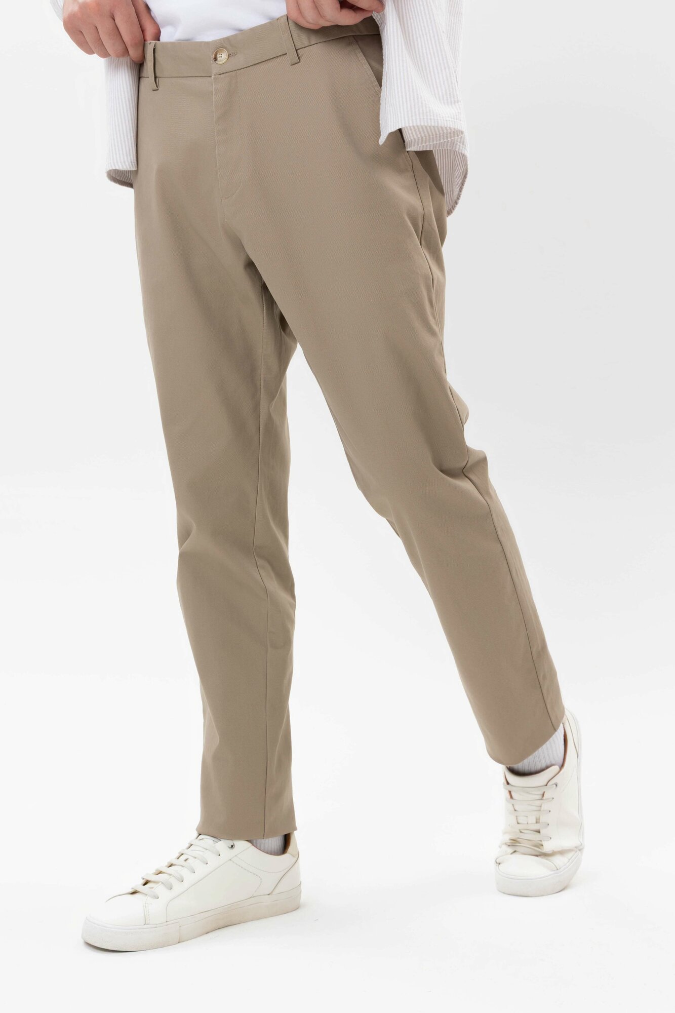 Брюки классические TERRA PRO, размер 29, beige