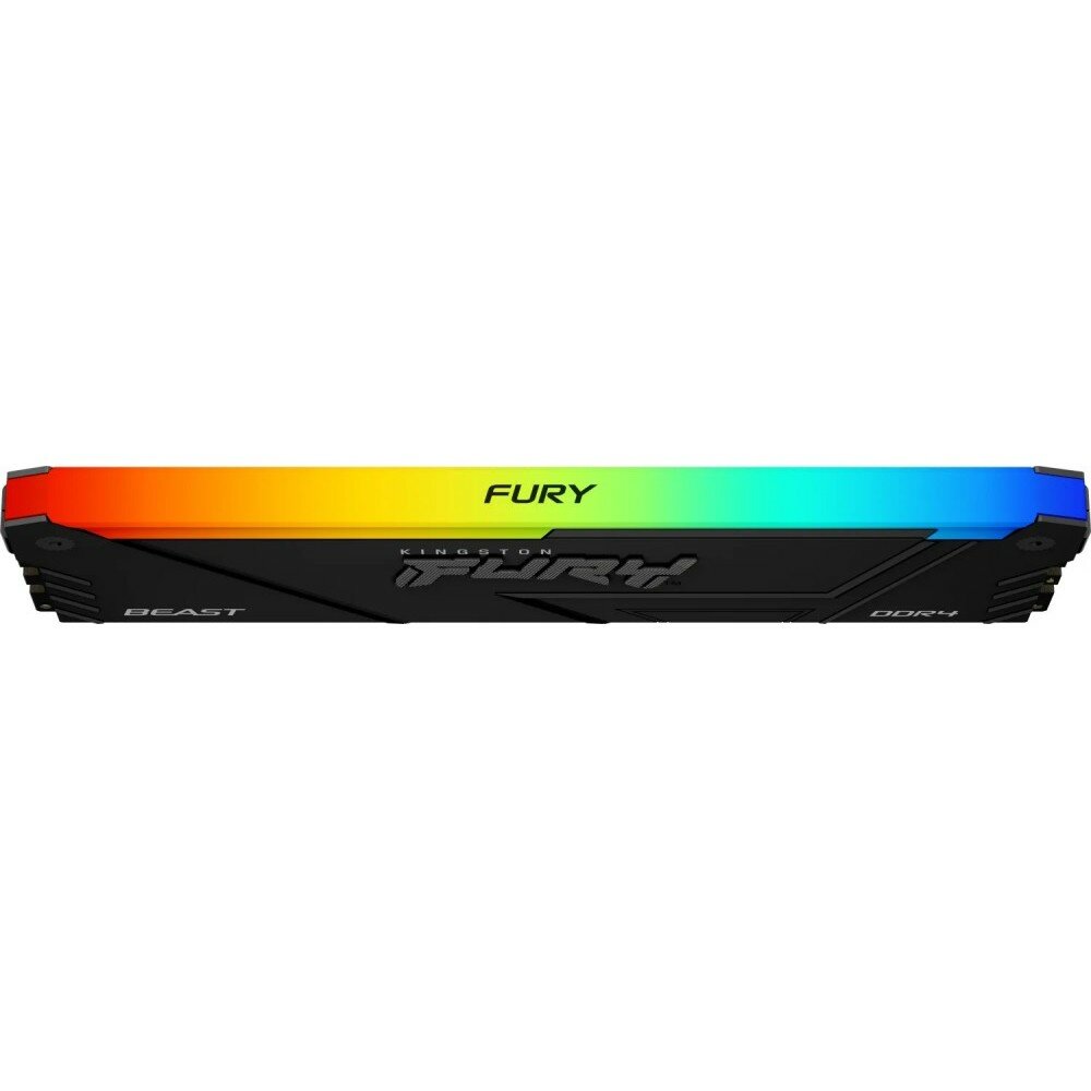 Память DIMM DDR4 16Gb PC25600 3200MHz CL16 1.2В Kingston FURY Beast RGB (KF432C16BB12A/16) — фото 1