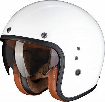 Мотошлем Scorpion Belfast Evo Luxe White, размер 3XL (64-65 см)