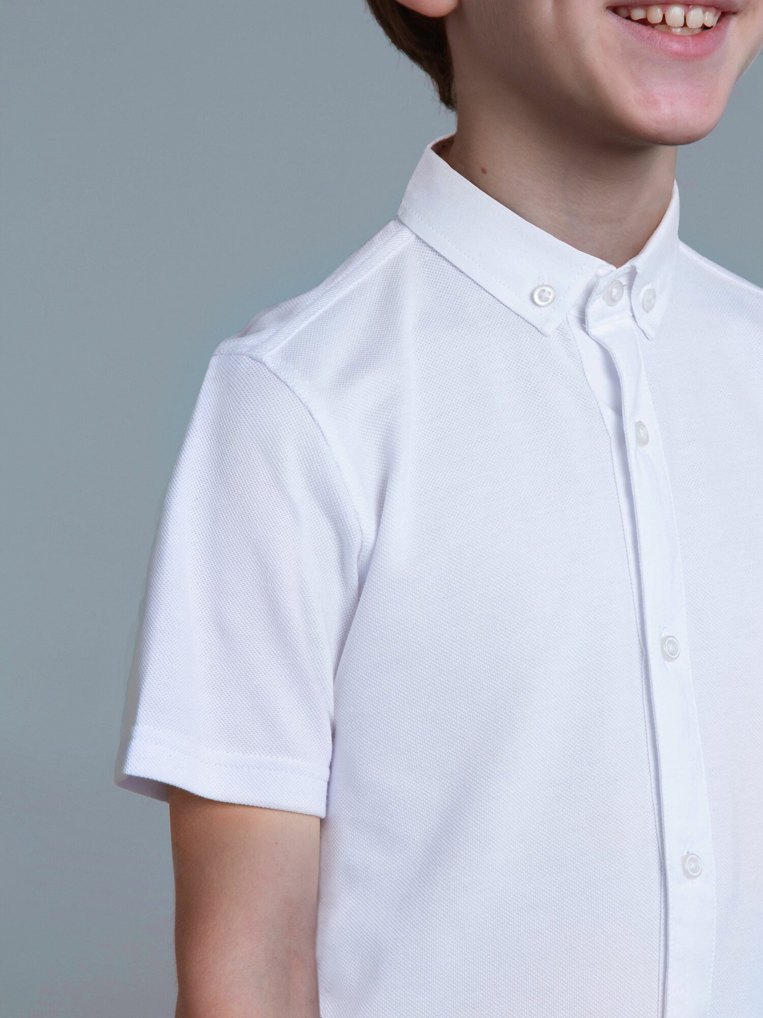 Школьная рубашка Winkiki, размер 140, белый — фото 1