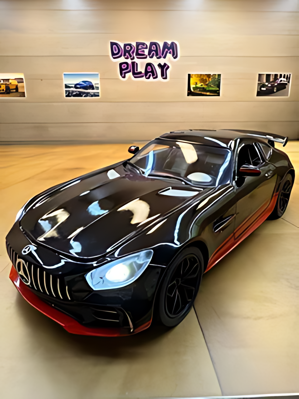Машинка металлическая 1:24 Mercedes-AMG S 63, с выхлопом и дымом