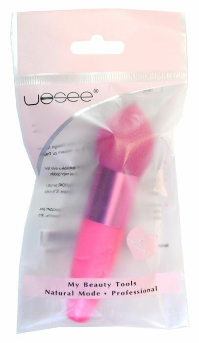 Спонж на ручке КНР для макияжа, 10 см, мягкая поверхность