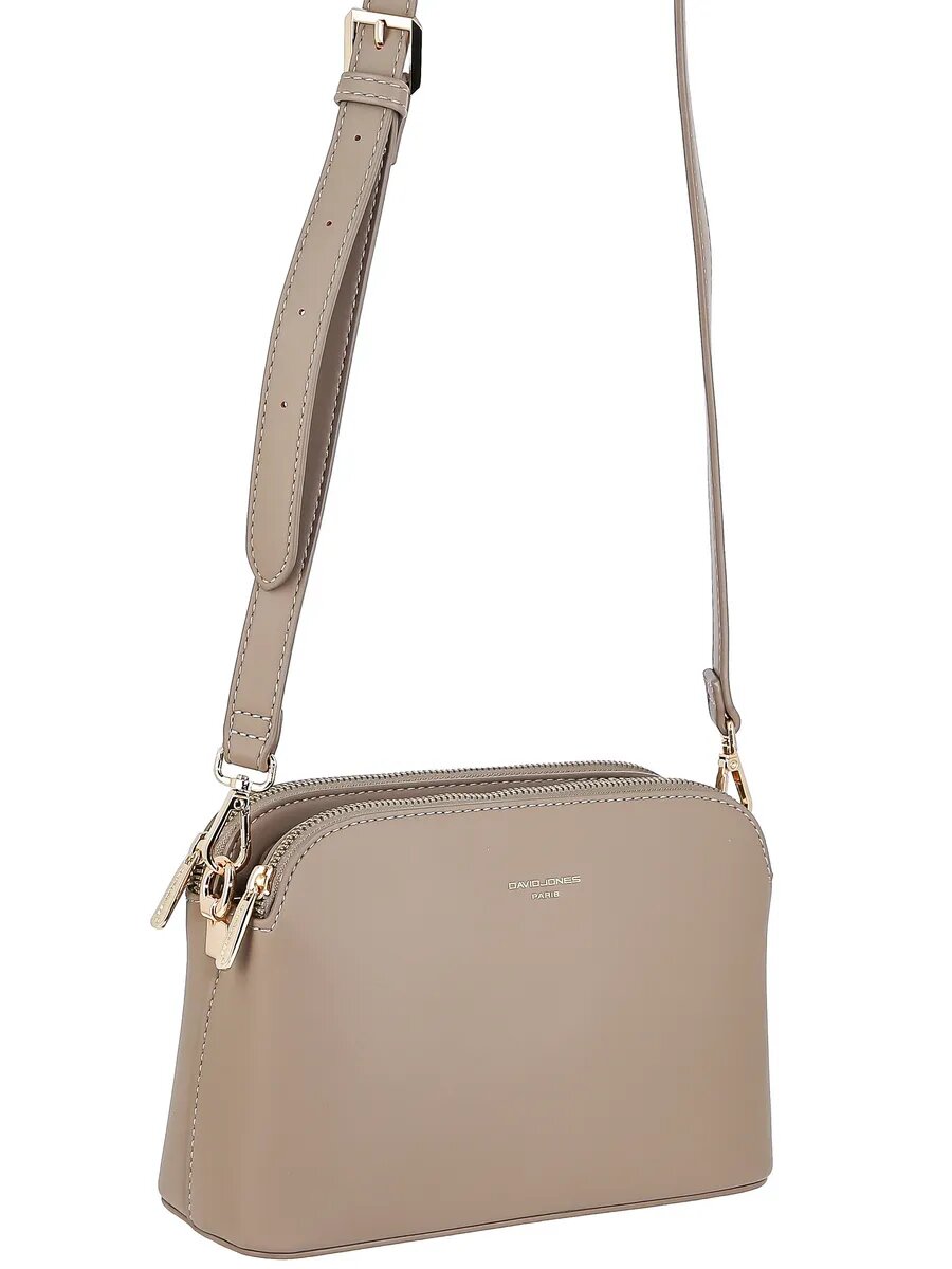 Сумка кросс-боди DAVID JONES, кофейный — фото 1