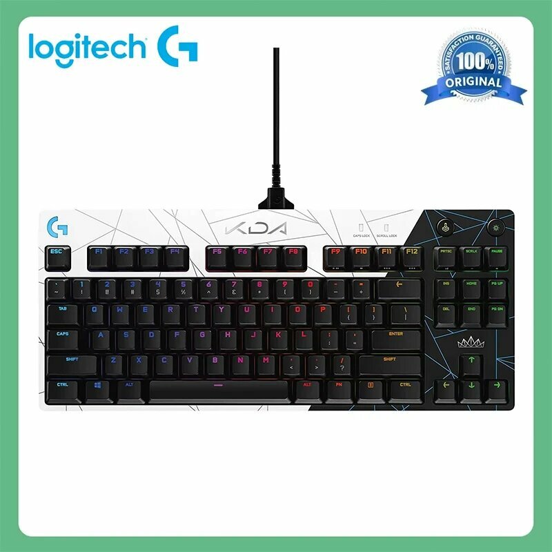 Logitech G PRO KDA Механическая игровая клавиатура, LIGHTSYNC RGB подсветкой