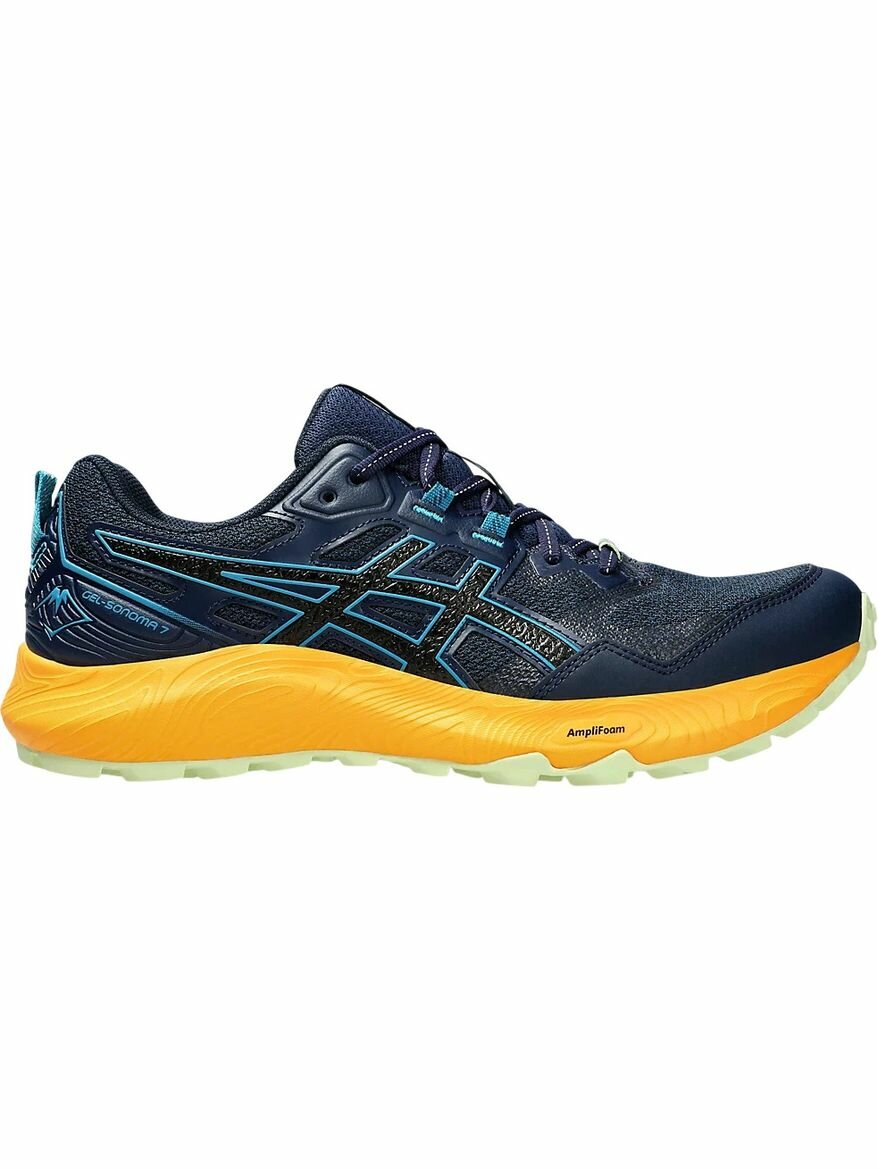 Кроссовки ASICS GEL-SONOMA 7, полнота F, размер 7,5 US, синий/оранжевый