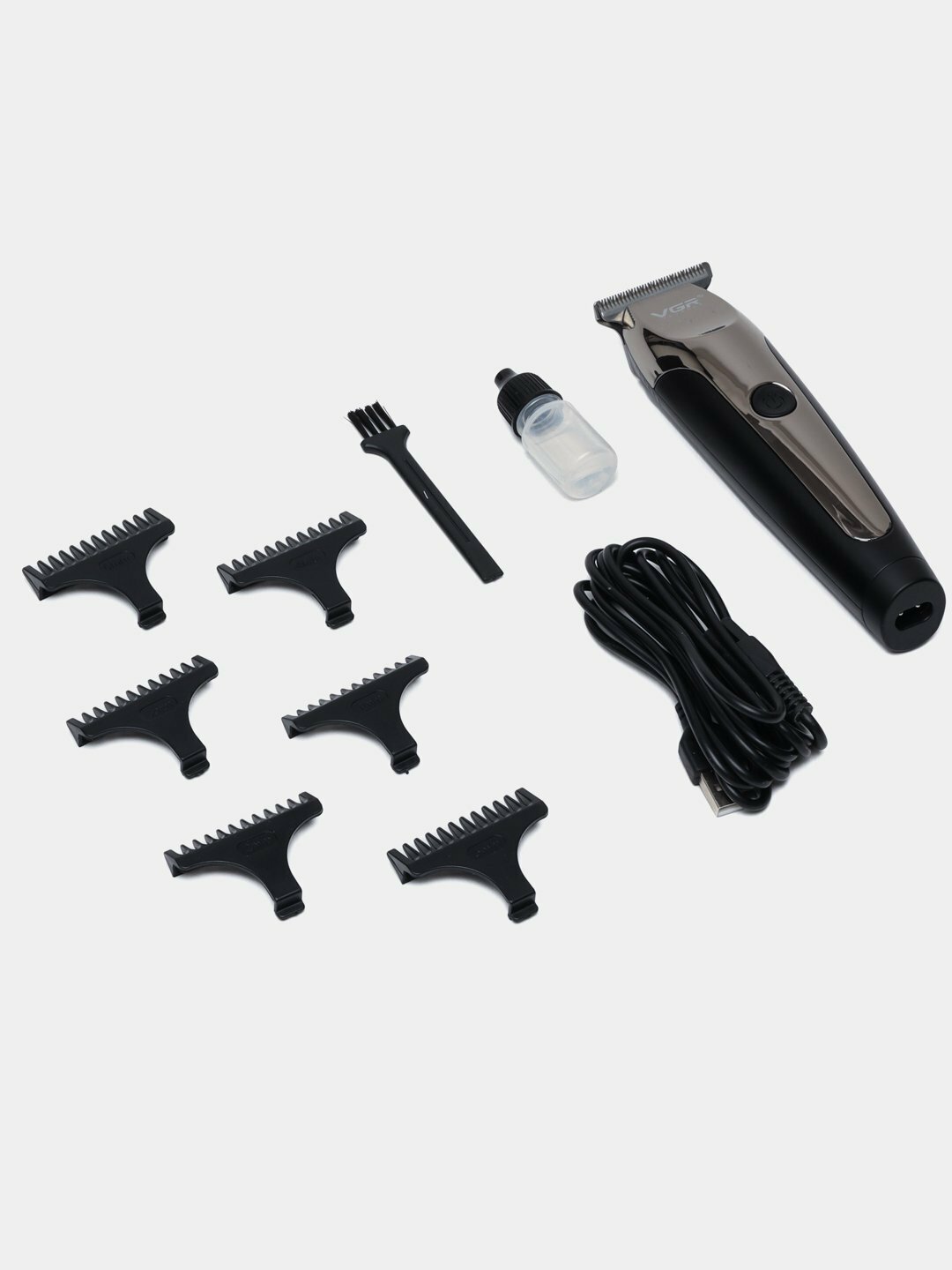 Триммер для бороды VGR V-059 , для волос, для бороды, черный — фото 1