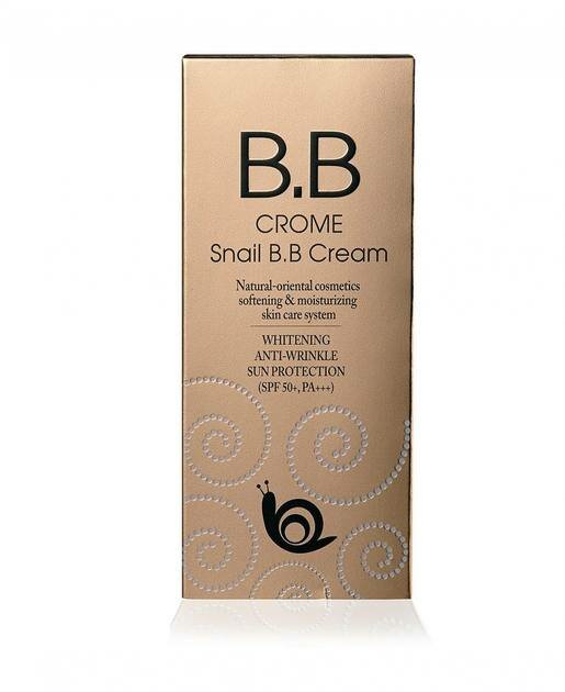 Тональный крем Crome Snail BB, матирующий, SPF 50+, увлажняющий — фото 1