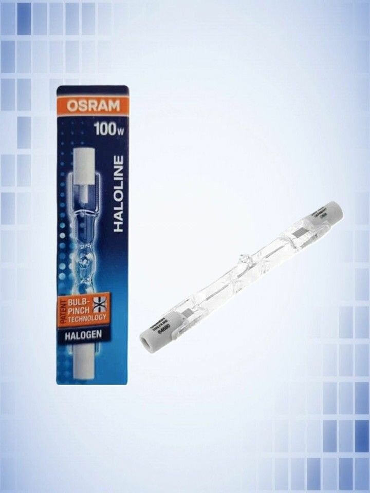 Лампочка галогенная OSRAM HALOLINE 100W R7s Артикул производителя: 64690