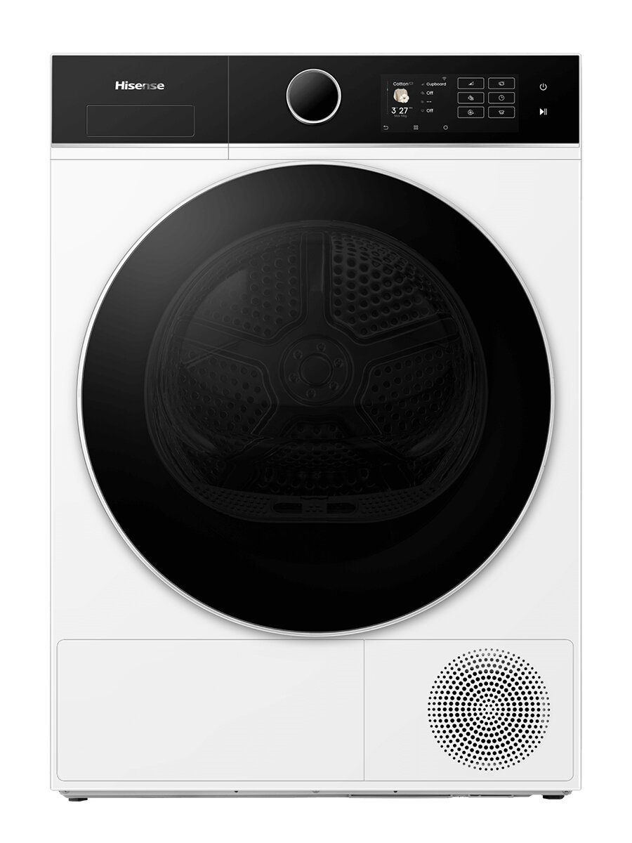 Сушильная машина Hisense DH5I104UW2B 10 кг 18 программ управление по Wi-Fi тепловой насос белый
