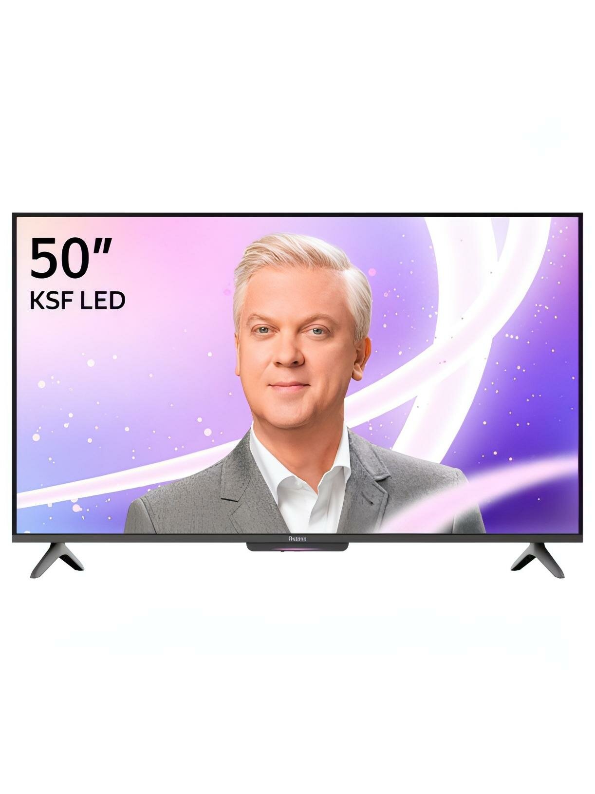 Телевизор Яндекс ТВ Станция Бейсик с Алисой на YaGPT 50“ 4K UHD, LED