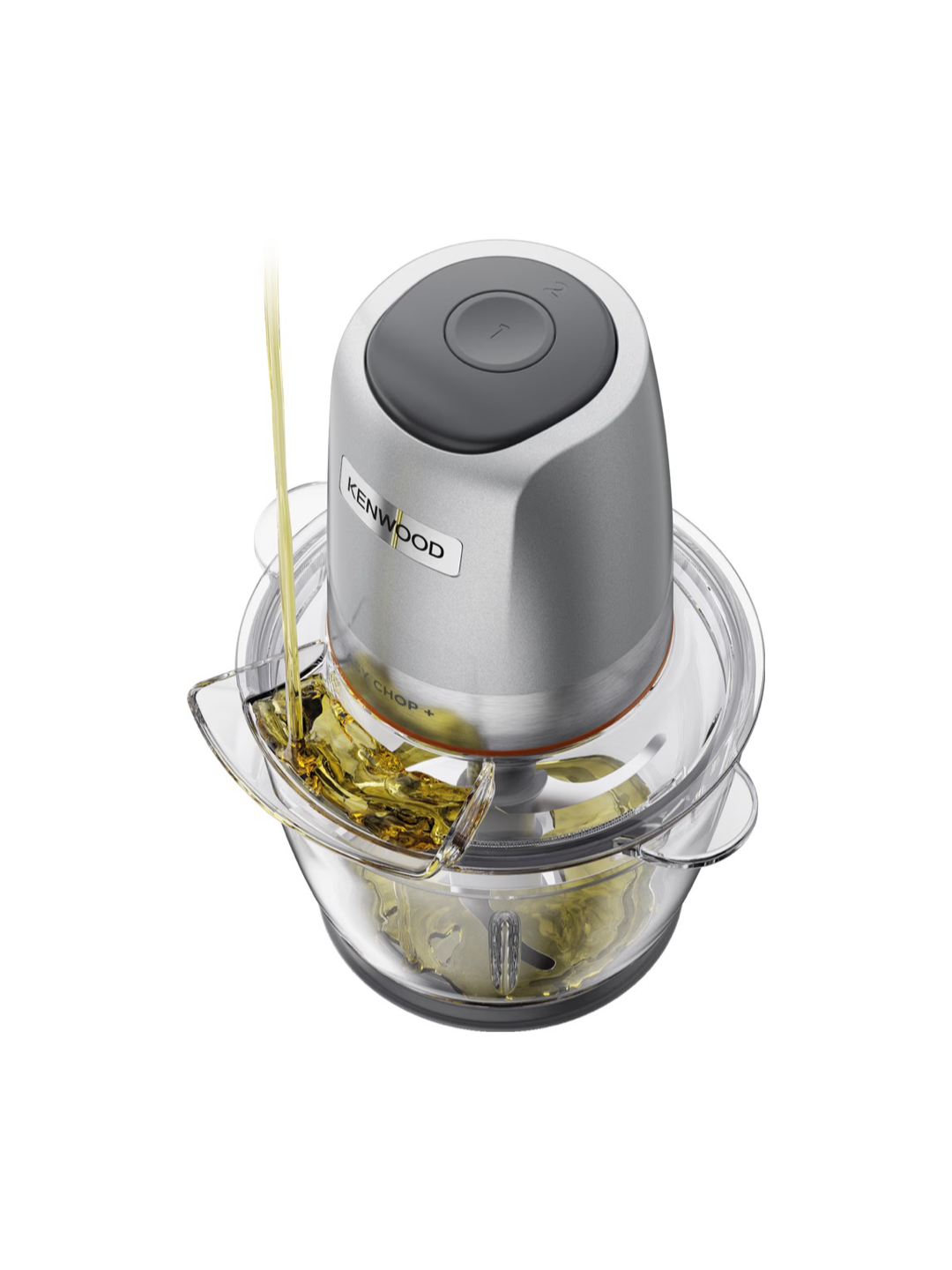 Измельчитель Kenwood Easy Chop+, со стеклянной чашей, мощность 500 Вт, 2 скорости, 0,6 л