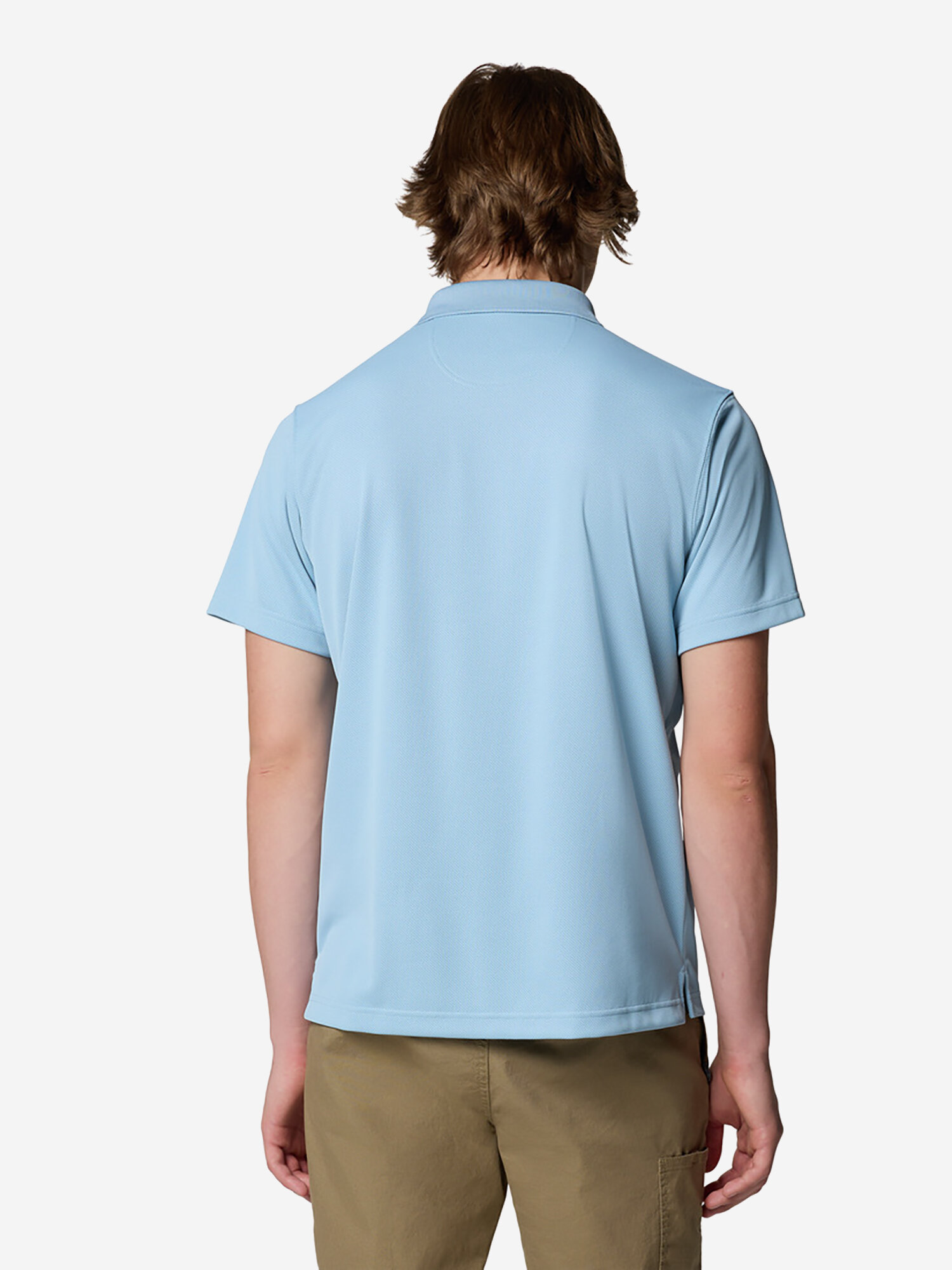 Поло спортивное Columbia, размер XXL, голубой — фото 1