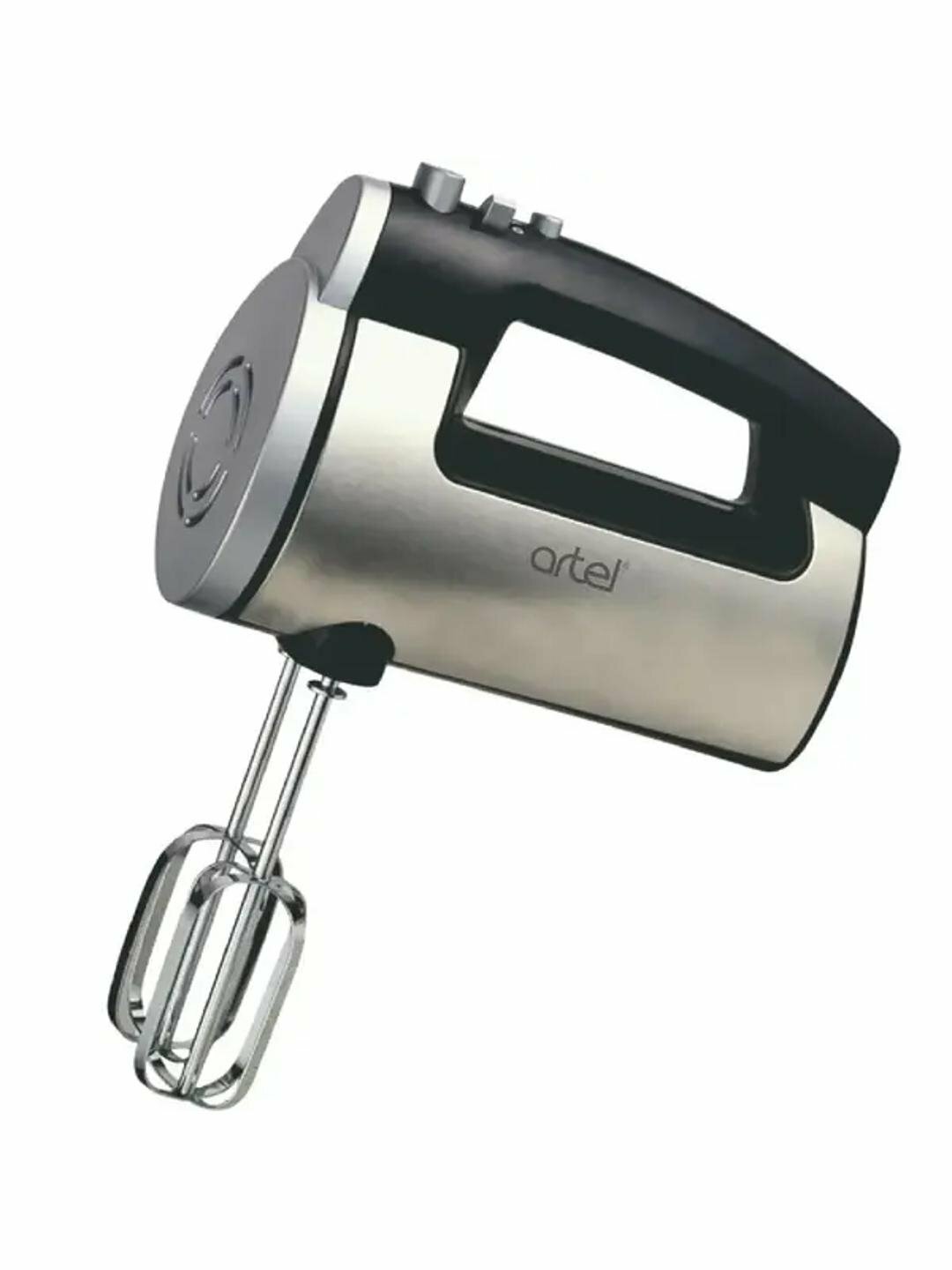 Миксер Artel HM-833, 6 скоростей, турборежим, нержавеющая сталь, серебристый/черный
