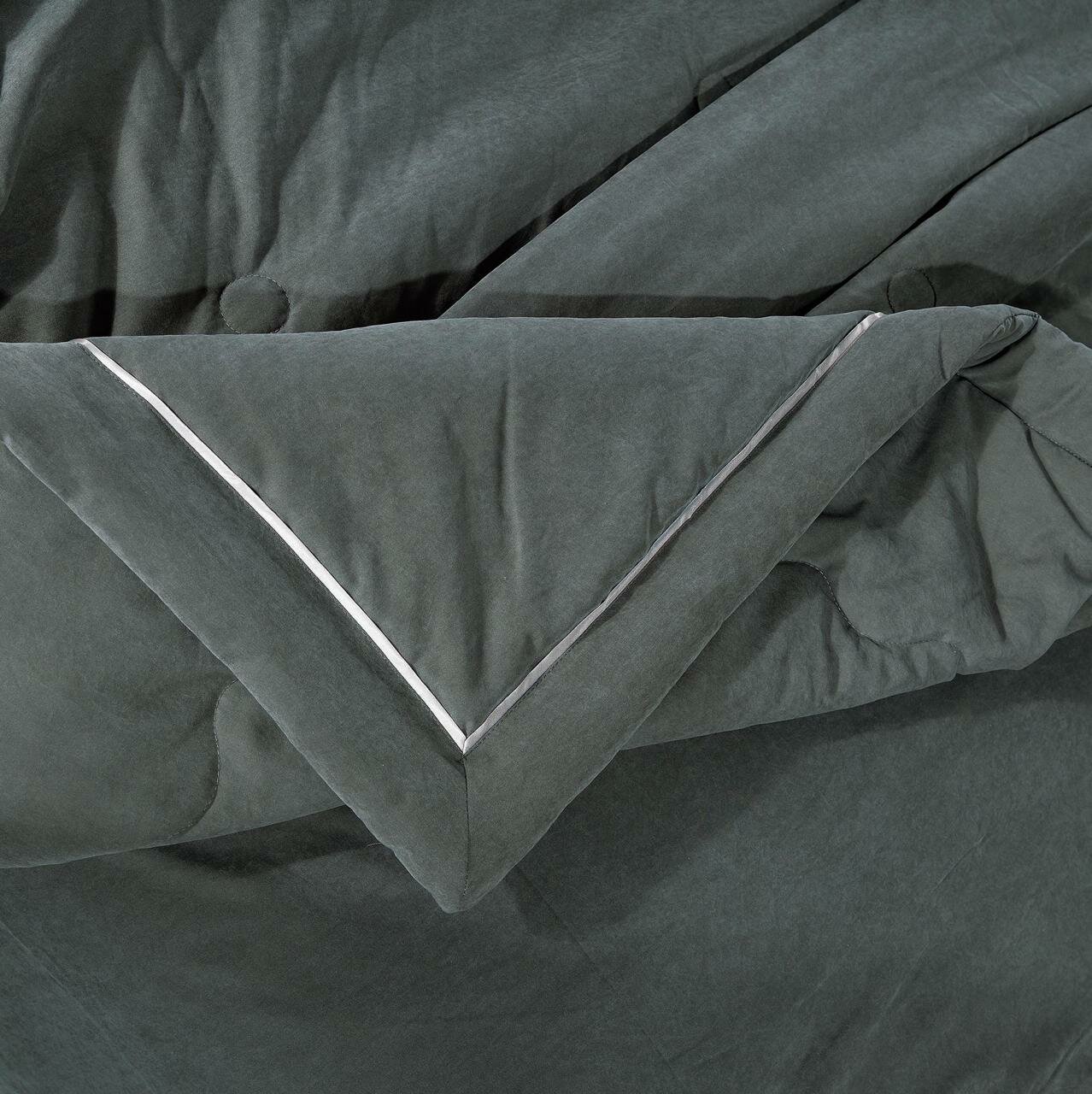 Постельное белье с одеялом евро, бархатный сатин, хлопок BAL-27A — фото 1