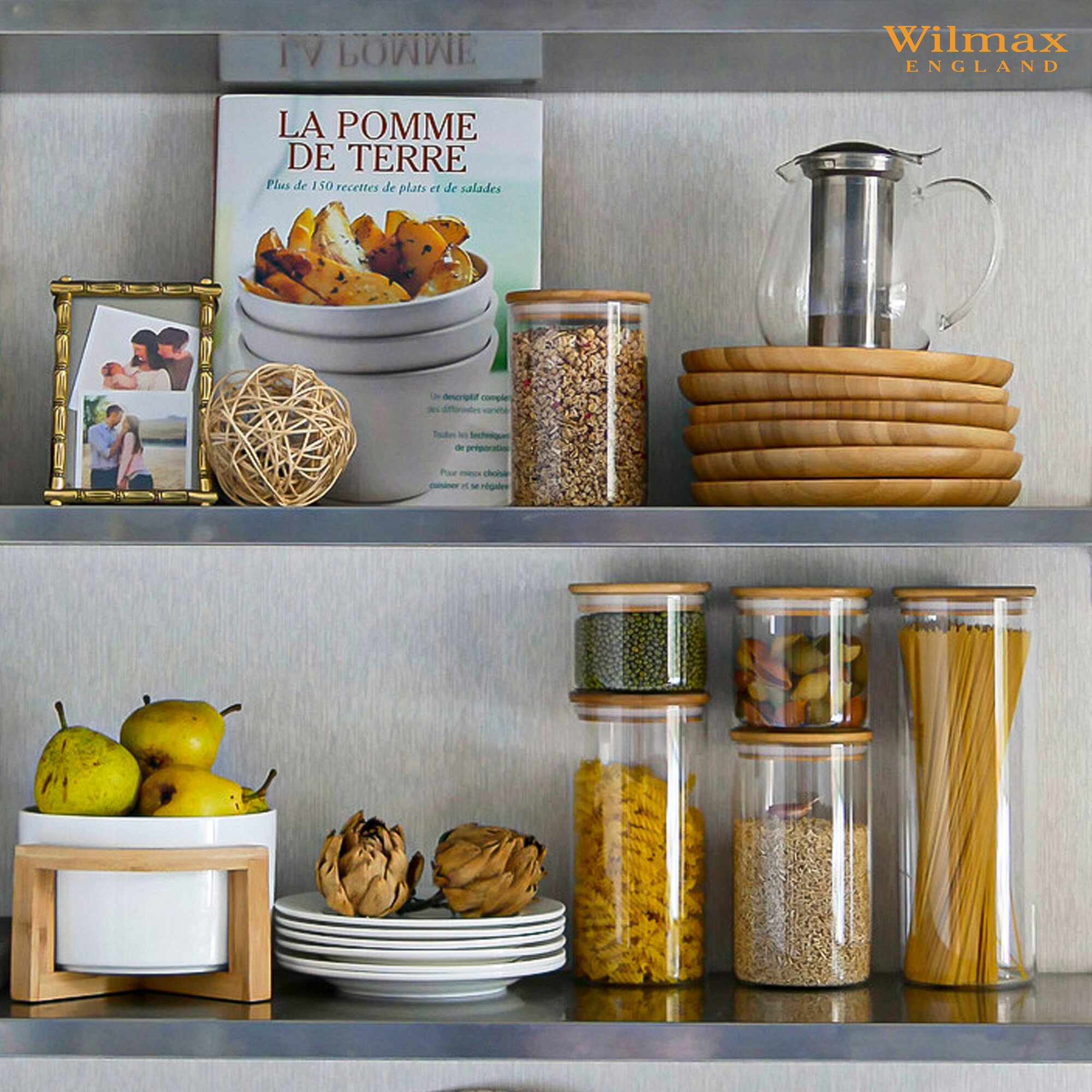 Банка с крышкой 1600 мл WL‑888508/A — фото 1