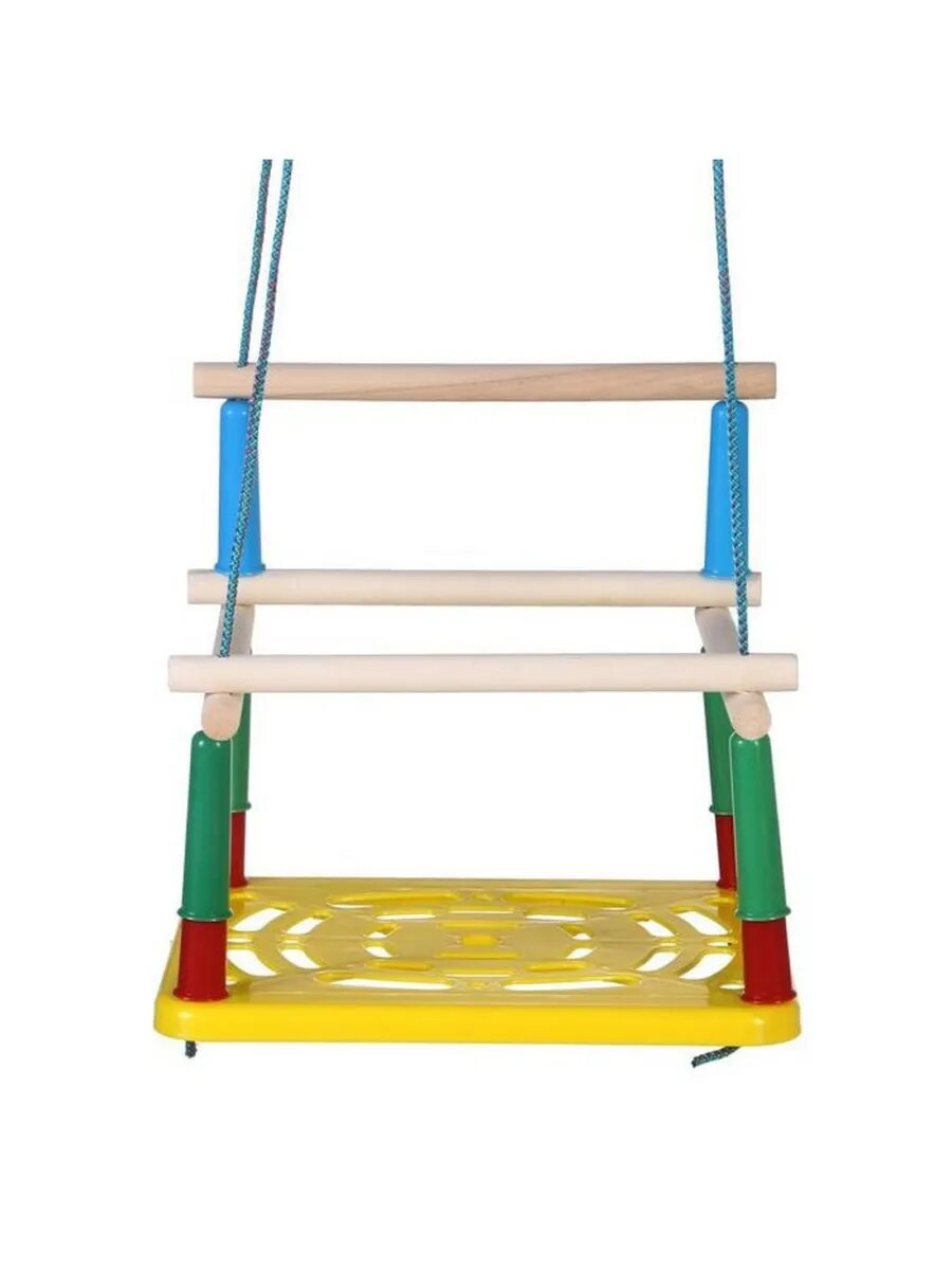 Качели подвесные пластик x материал: дерево и пластик (к