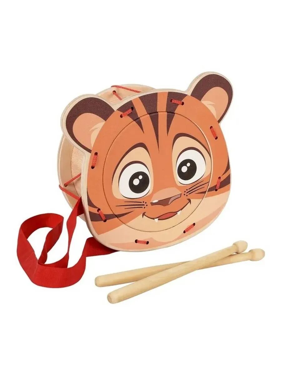 Игрушка детская барабан /Тигрёнок