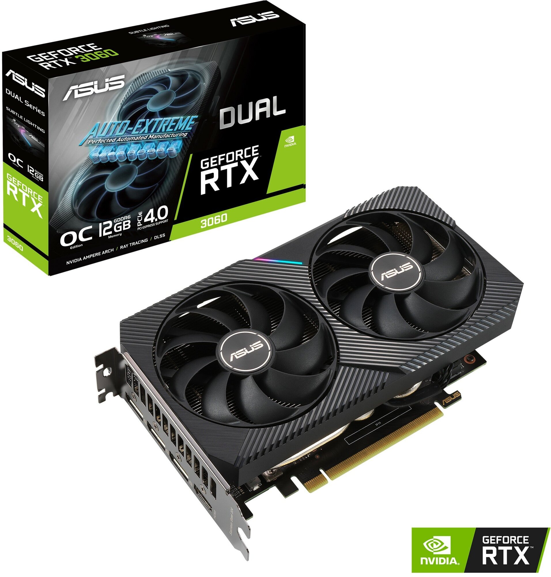 Видеокарта ASUS Phoenix GeForce RTX 3060 V2 12GB (PH-RTX3060-12G