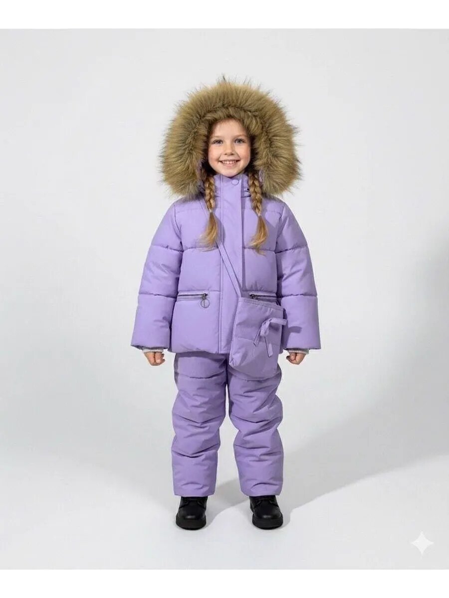 Комбинезон-трансформер размер 22 рост 92  фиолетовый