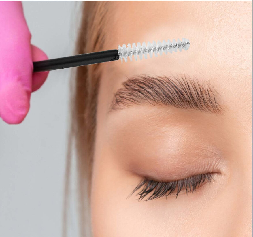 Фиксатор бровей NEVA, эффект ламинирования, гипоаллергенный, стойкая фиксация, 6мл — фото 1