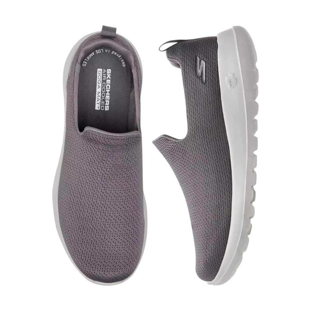 Слипоны SKECHERS, размер 9,5 US, серый — фото 1