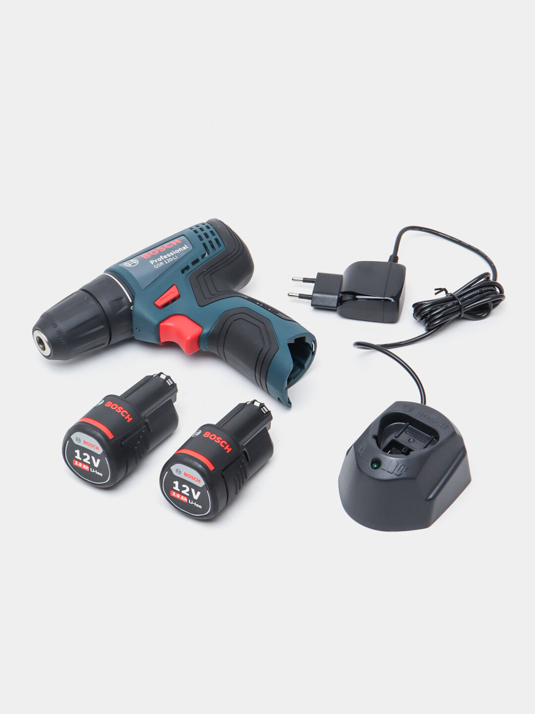 Аккумуляторная дрель-шуруповерт Bosch GSR 120-LI Professional 30 Н·м, 12В, в кейсе — фото 1