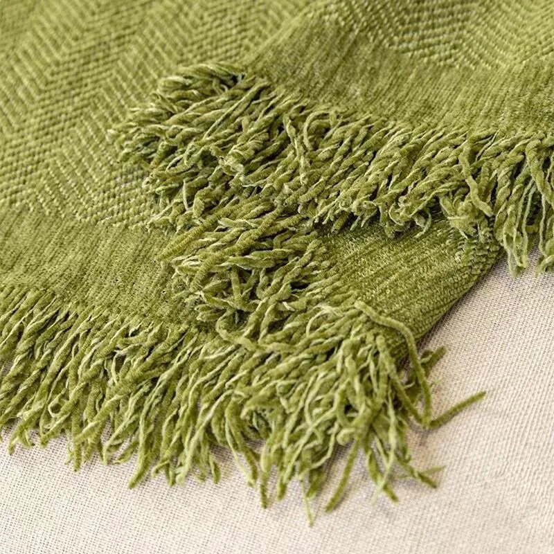 Покрывало для дивана зелёный 180x230см — фото 1