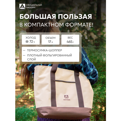 Сумка холодильник для еды 17 л/Арктика 3400/шоппер в машину