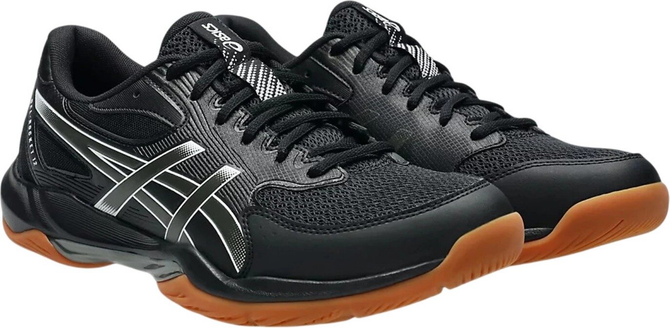 Кроссовки ASICS GEL-ROCKET 12, размер 11 US, чёрный — фото 1