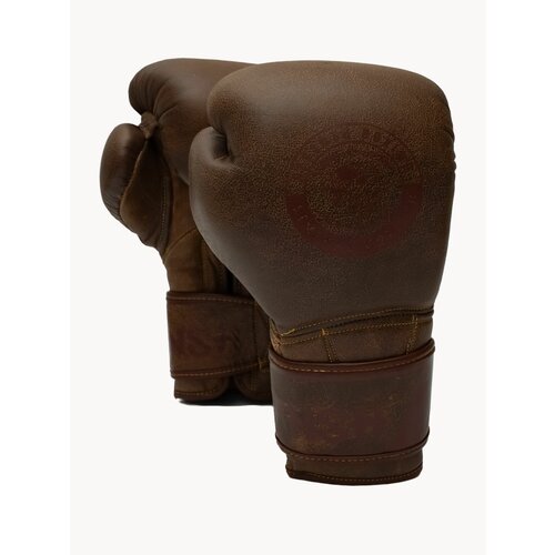 Перчатки из натуральной кожи с печатью, REVANSH TOP RETRO BROWN, арт. RG-TOPRETRO-L14