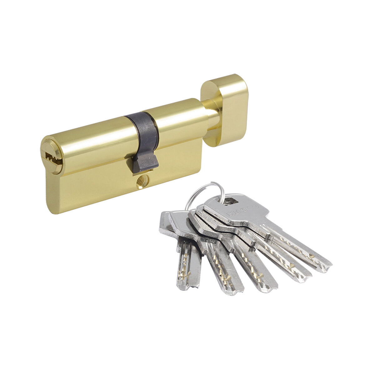 Цилиндровый механизм Нора-М STD Z ЛПВ-70 (40-30В) ключ/вертушка золото