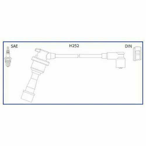 Комплект проводов зажигания Hitachi 134480