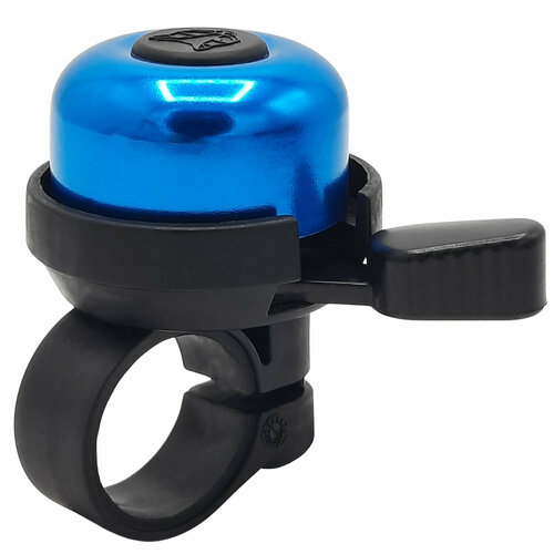 фото Звонок - jetcat - jetbell 40 - черный/синий - велосипед - беговел - механический маленький