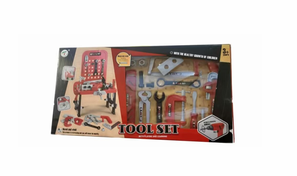 Набор инструментов детский в коробке со столом Tool Set T16105-1