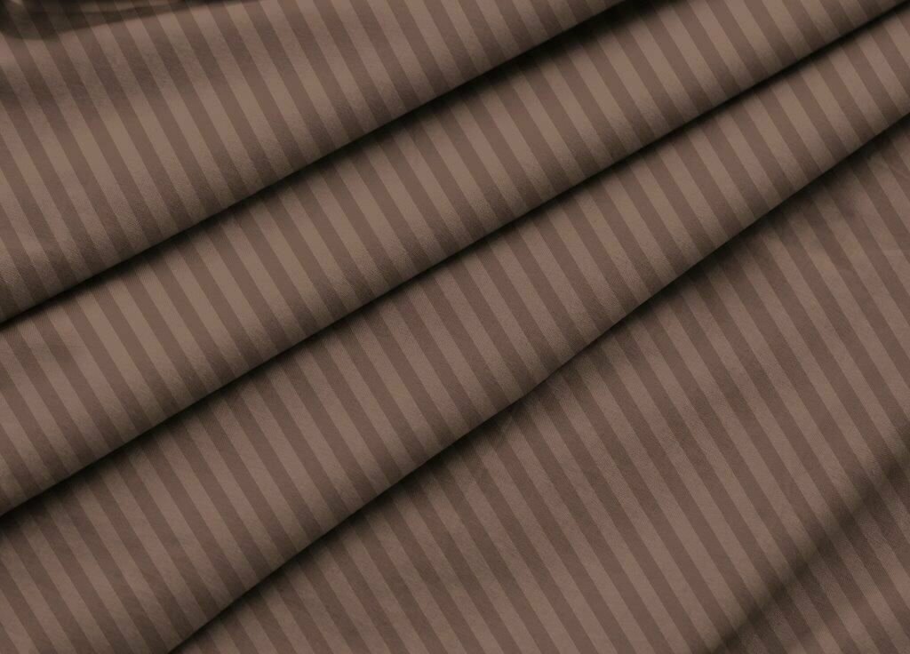 Комплект постельного белья 2х Спальный страйп-поплин "Отель шоколад" Арт Дизайн - фотография № 3
