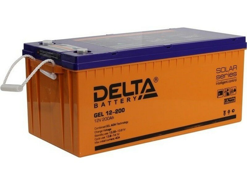 Аккумуляторная батарея DELTA Battery GEL 12-200 12В 200 А·ч